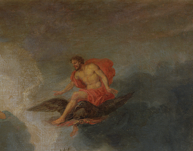Zeus, detail from The Groves of Versailles, 1688-93 (oil on canvas)