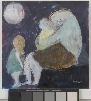 Night Watch, 2011 (oil on board)