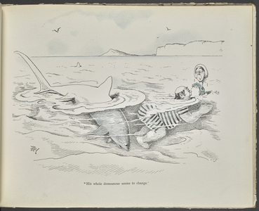 "His whole demeanour seems to change."
A shark frightening two people.