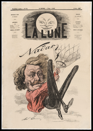 Nadar. Pub. 1867 (coloured lithograph)