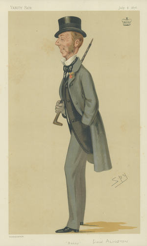 Lord Alington (colour litho)