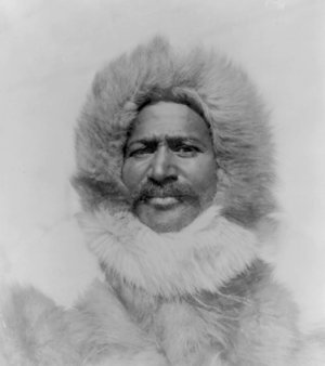 Matthew Alexander Henson , 1910 (b/w photo)