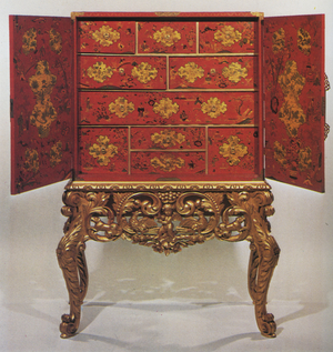 Cabinet (lacquer & gilt-wood)