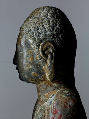 Head of Buddha in profile with the hair in snail-shell curls from collection of Rober…, 2015 (photo)