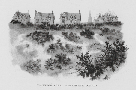 Vanbrugh Park, Blackheath Common (litho)