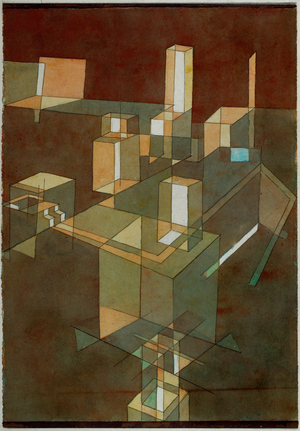 Italian City (oil on canvas)