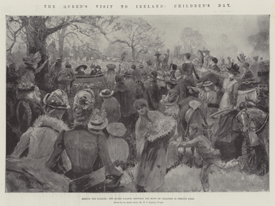 The Queen's Visit to Ireland, Children's Day (litho)