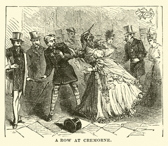 A row at Cremorne (engraving)