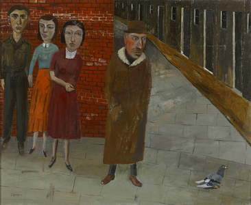 Street Corner, 2016 (oil on canvas)