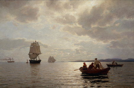 From Oslo fjord, 1873 (painting)