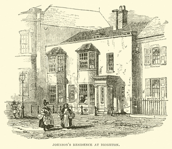 Johnson's Residence at Brighton (engraving)