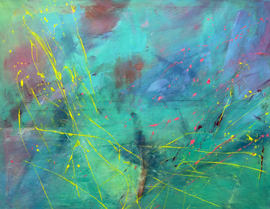 Cosmos, 2024 (acrylic on canvas)
