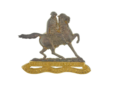 Collar badge, United Provinces Horse, 1904-1947 (silver and gilt)