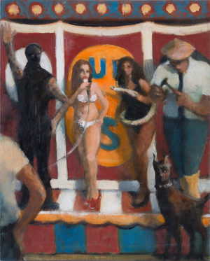 Island Musee Coney Island, 1992-2013 (oil on canvas)