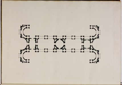 Design for a Triumphal Bridge, made whilst in Italy in 1778 (drawing)