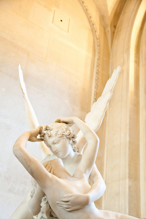 Psyche revived by Love, 1796 (marble)
