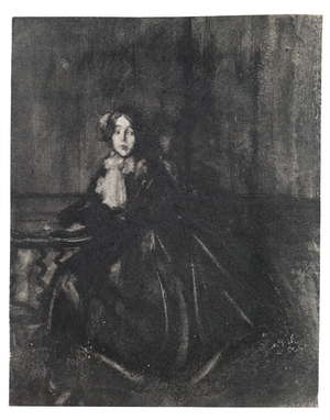 Woman with white bow, c.1897-1898 (graphite & (Winsor & Newton) liquid graphite medium on heavy off-white wove paper)