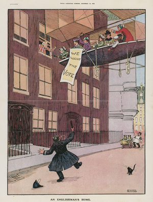 An Englishman's Home (colour litho)