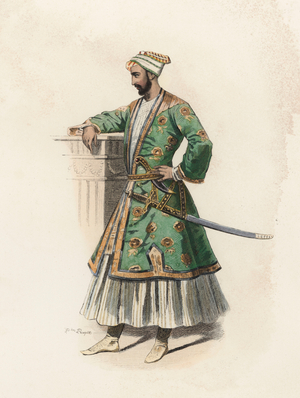 Mohammed Ibrahim, general of the King of Colconda, in the modern age, ... (engraving)