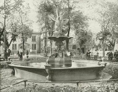 Rice Park, St Paul, Minn (b/w photo)