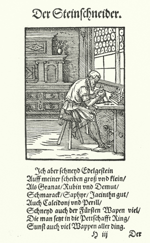 The Gemstone Cutter (engraving)