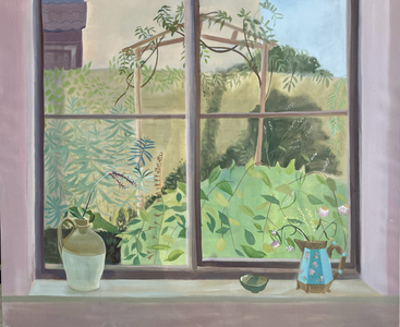 Looking Out, October, 2024 (oil on linen)