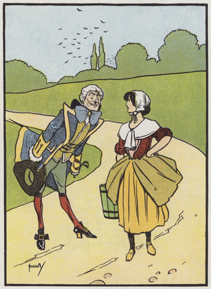'Nobody asked you, sir,' she said (colour litho)