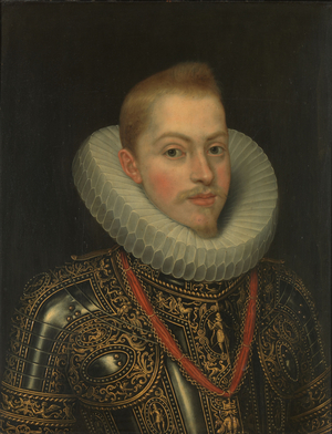 Portrait of King Philip III of Spain, c.1600 (oil on copper)