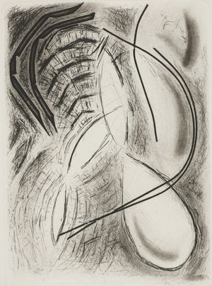 Ribbons, 1983-85 (etching, open-bite, aquatint, drypoint & roulette)