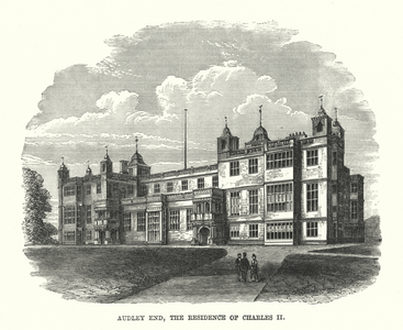 Audley End, the Residence of Charles II (engraving)