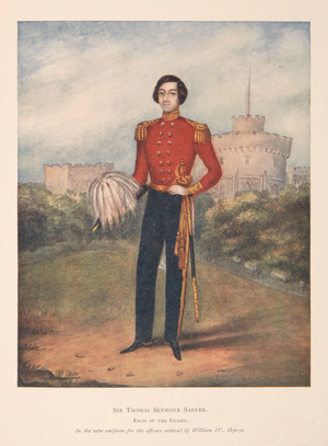 Sir Thomas Seymour Sadler, Exon of the Guard, 1830 (print)