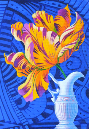 Tulip, 2014 (oil on canvas)
