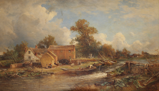 Forge Mill, River Tame, 1888 (oil on canvas)