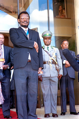 South African politician and Zulu prince, Chief Mangosuthu Gatsha Buthelezi., 2015 (photo)