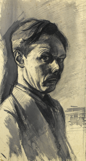 Self-Portrait (ink on paper)
