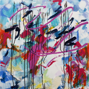 Living Among Trees II, 2017 (acrylic on canvas)