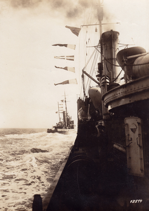 I. WK - German occupation of the island of Ösel 1917 (photo)
