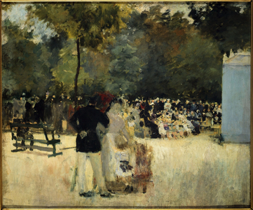 Le Guignol du jardin des Tuileries, ca. 1880 (oil on canvas)