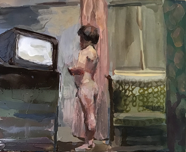 Moon Landings, 2018 (enamel on aluminium)