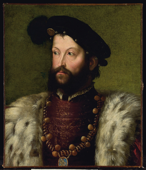 Portrait of a man, presumably Ercole II d'Este (oil on canvas)