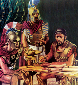 The Syracuse Expedition (colour litho)