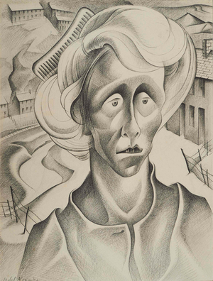 Mrs C, 1943 (litho)