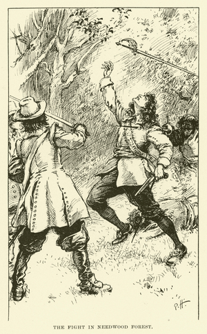 The Fight in Needwood Forest (engraving)