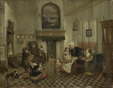 Saint Nicholas Day, 1700-1899 (oil on canvas)