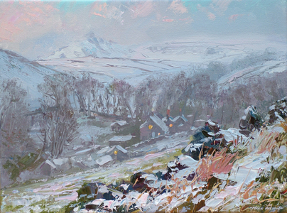 New Year's Eve Lockdown 2020, Earl Sterndale, 2020 (acrylic on canvas)