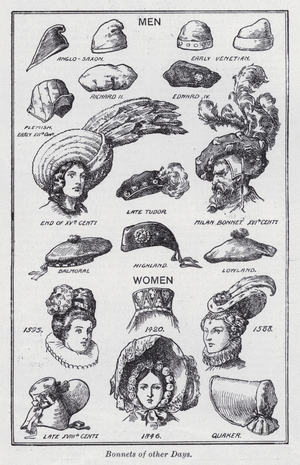 Bonnets of other days (litho)