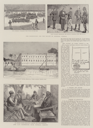 The Expedition for the Relief of General Gordon (litho)