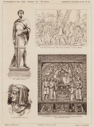 The Renaissance in Italy, Sculpture, 15th Century (engraving)