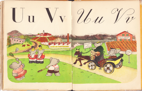 ABC OF BABAR U V, 1939 (illustration)