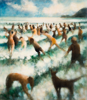 Bathers III, 2013 (oil on canvas)